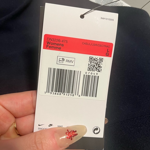 JACQUEMUS navy blus nike sports bra - Picture 2 of 6